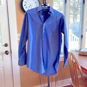 Mens Blue Dress Shirt Ralph Lauren 15-33